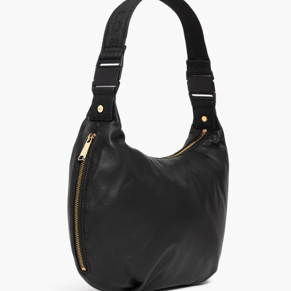 Black Leather Lo and Sons Cross Body or Shoulder bag Sold Out Aoyama Leather